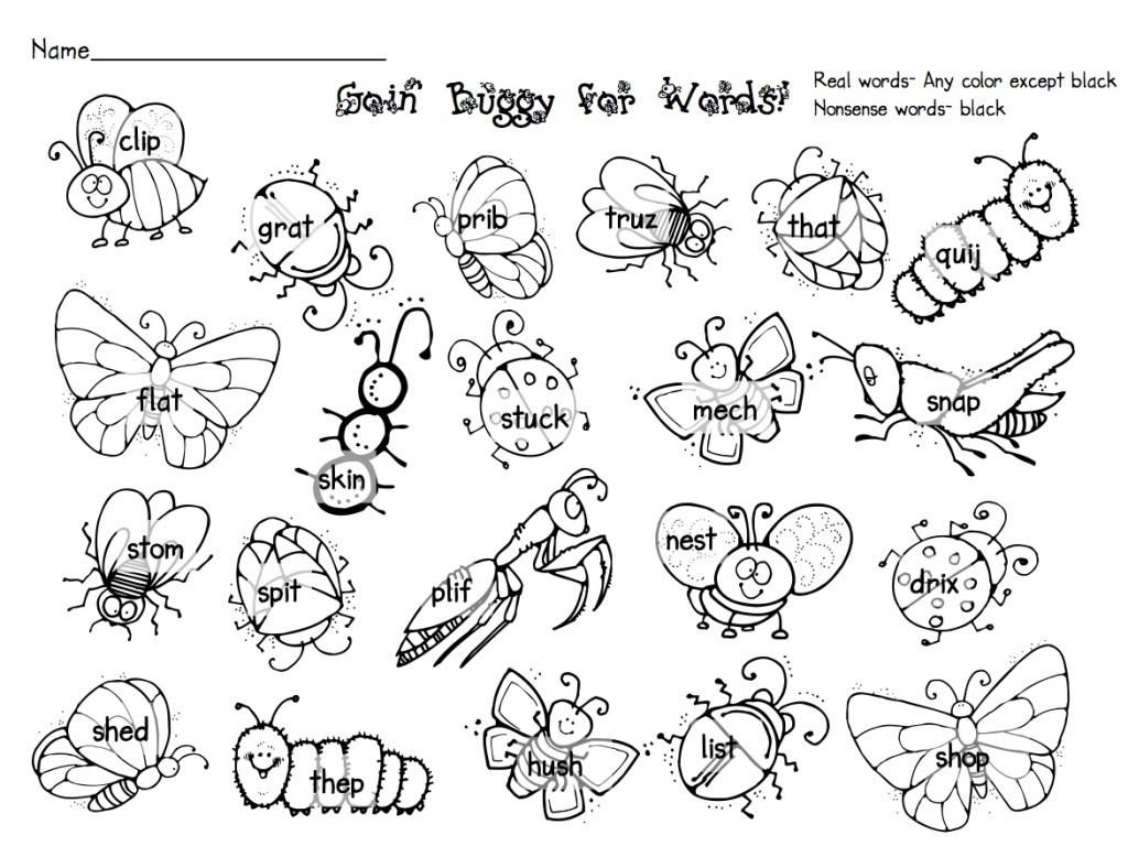 1024x768 Beetle Printable Coloring Pages Insects For Preschoolers Lady