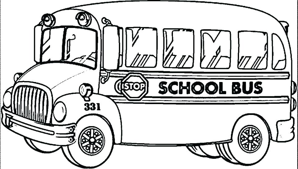 960x544 Vw Bus Coloring Page