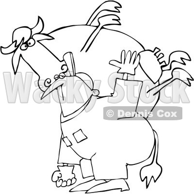 400x400 Royalty Free Vector Clip Art Illustration Of A Coloring Page