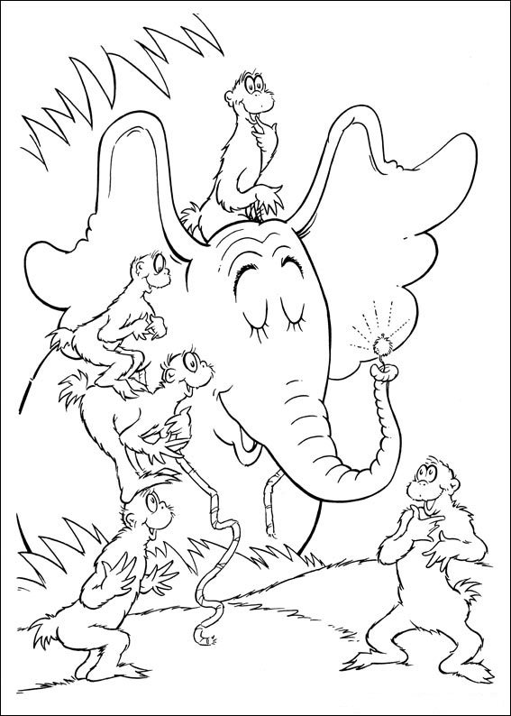 567x794 Free Dr Seuss Coloring Pages Printable