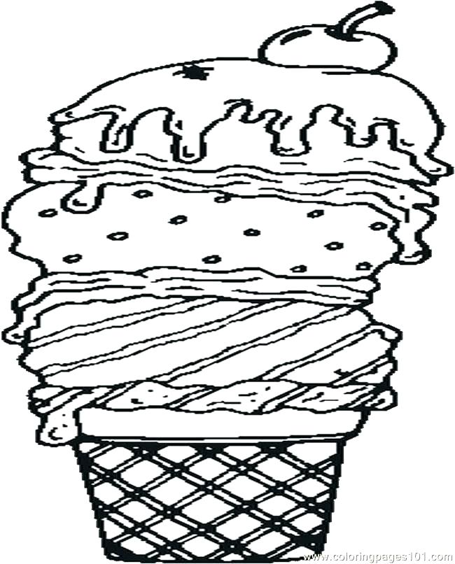 650x806 Waffle Coloring Page Ice Cream Sundae Coloring Page Plus Ice Cream