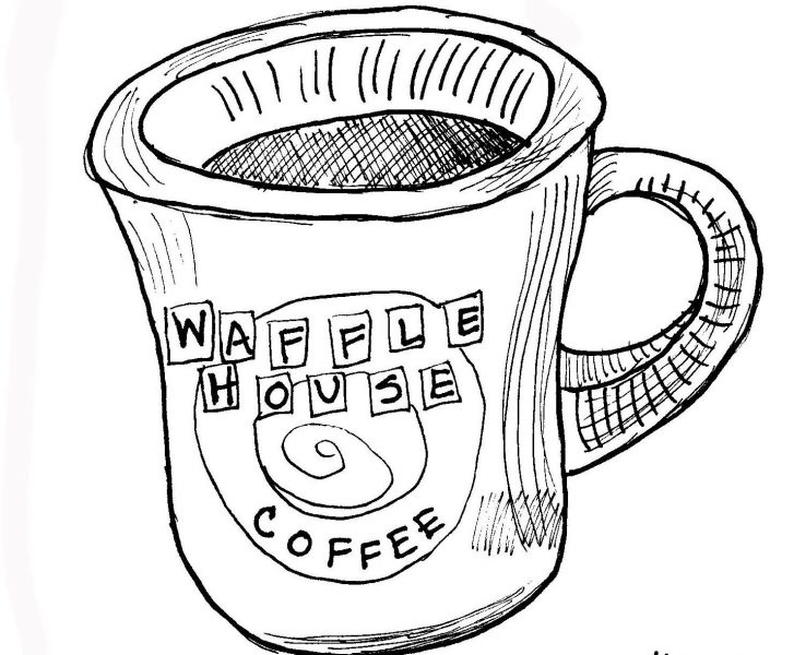 727x600 Waffle Coloring Page Breakfast Waffles Coloring Pages Coloring Pages