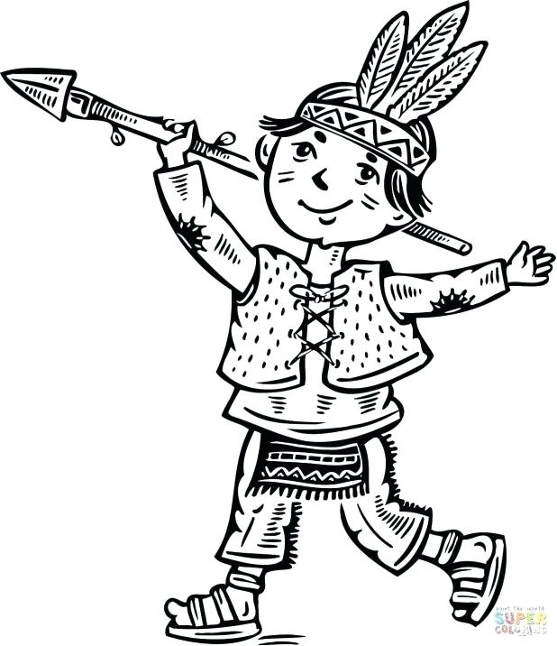 618x716 Wagon Coloring Page Cowboy Hat With An Arrow Going Through It
