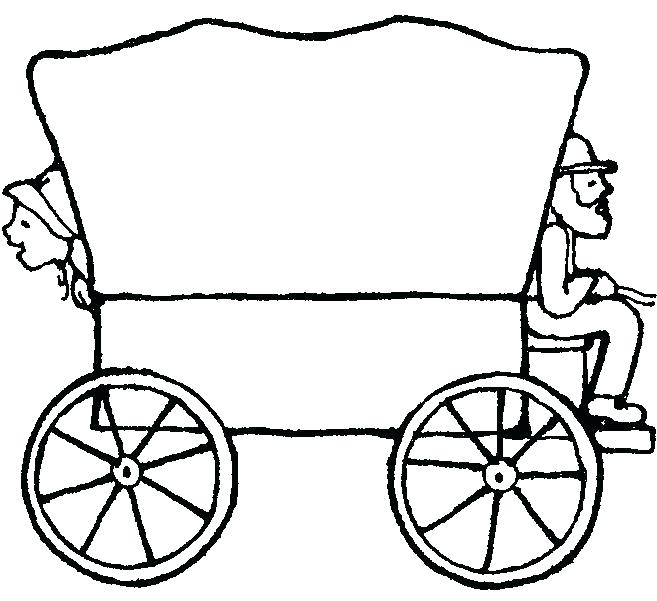 657x601 Wagon Coloring Pages