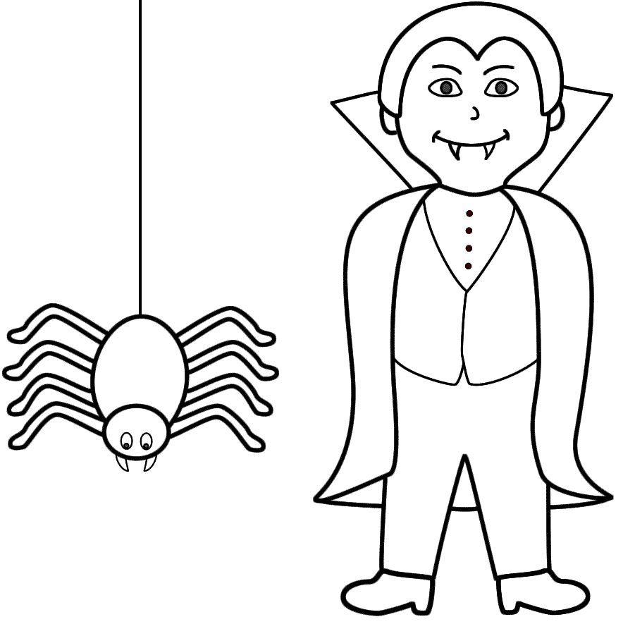 884x885 Baby Vampire Coloring Pages For All Ages On R Of A Cartoon Vampire