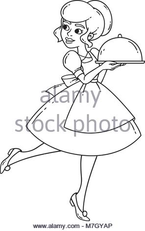 296x470 Vector Illustration Coloring Page Of A Beautiful African Princess