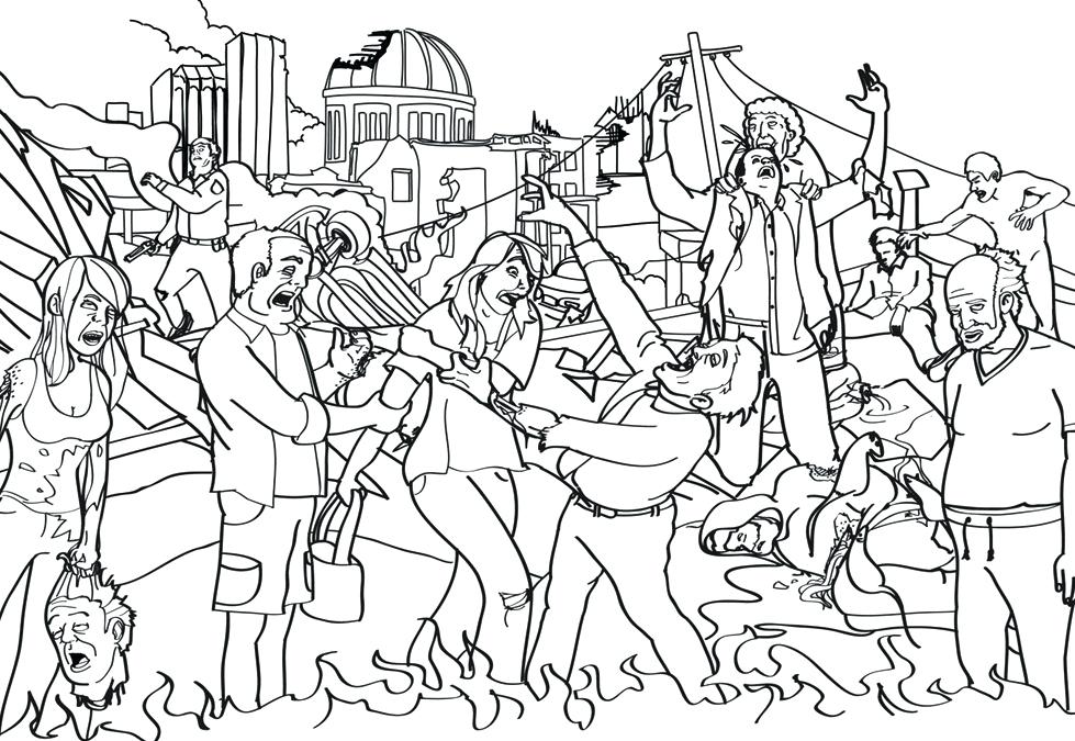 979x675 Walking Dead Coloring Book Also Free Walking Dead Coloring Pages