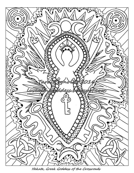 570x733 Printable Coloring Pages Adult Coloring Pages Mandala Wall