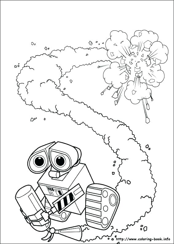 567x794 Wall E Coloring Pages Wall E And Eve Coloring Pages For Kids
