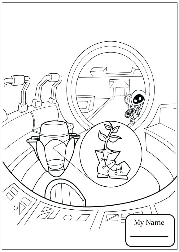 578x810 Wall E Coloring Pages Wall E Coloring Cartoons Wall E Is Leaving