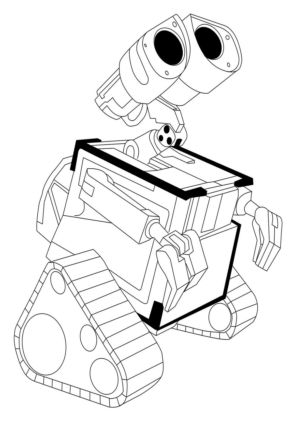 1200x1712 Wall E And Eve Coloring Pages Hellokids Com