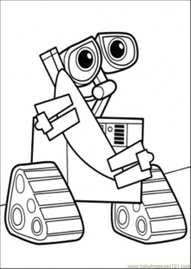 650x913 Wall E And Eve Coloring Pages