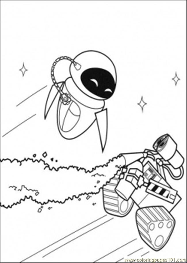 650x913 Wall E And Eve Coloring Pages