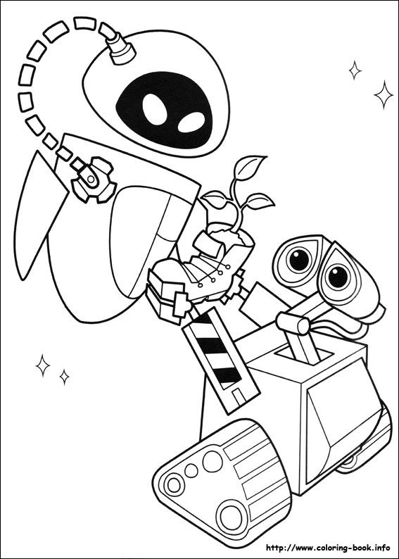 567x794 Click On The Image To Download This Cute Wall E And Eve Printable