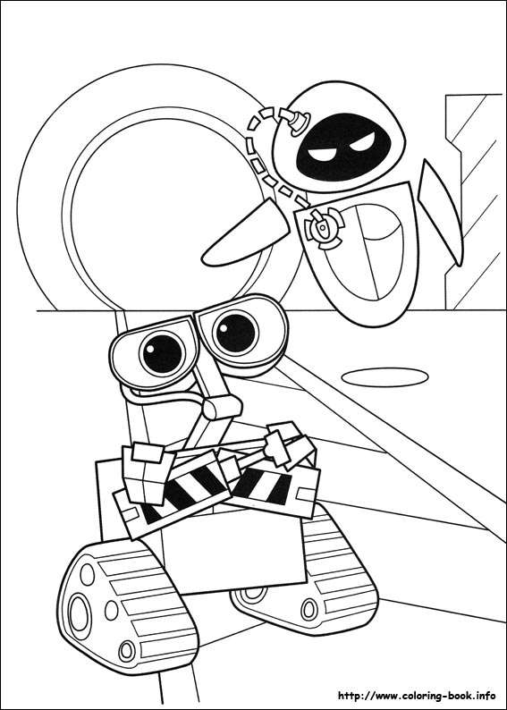 567x794 Wall E Coloring Picture