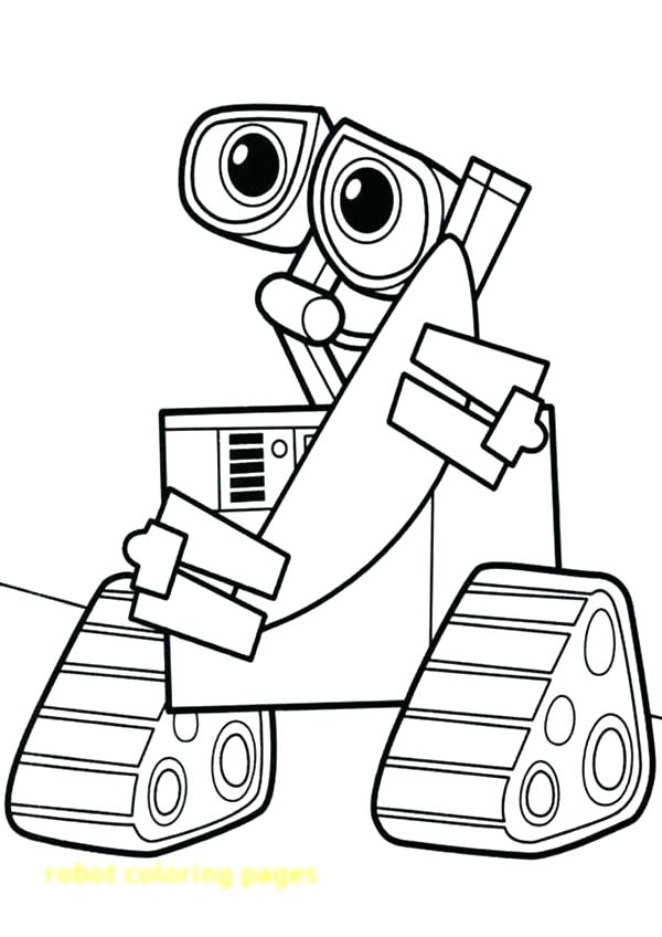 600x848 E Coloring Pages Wall E Coloring Pages Robot Coloring Pages