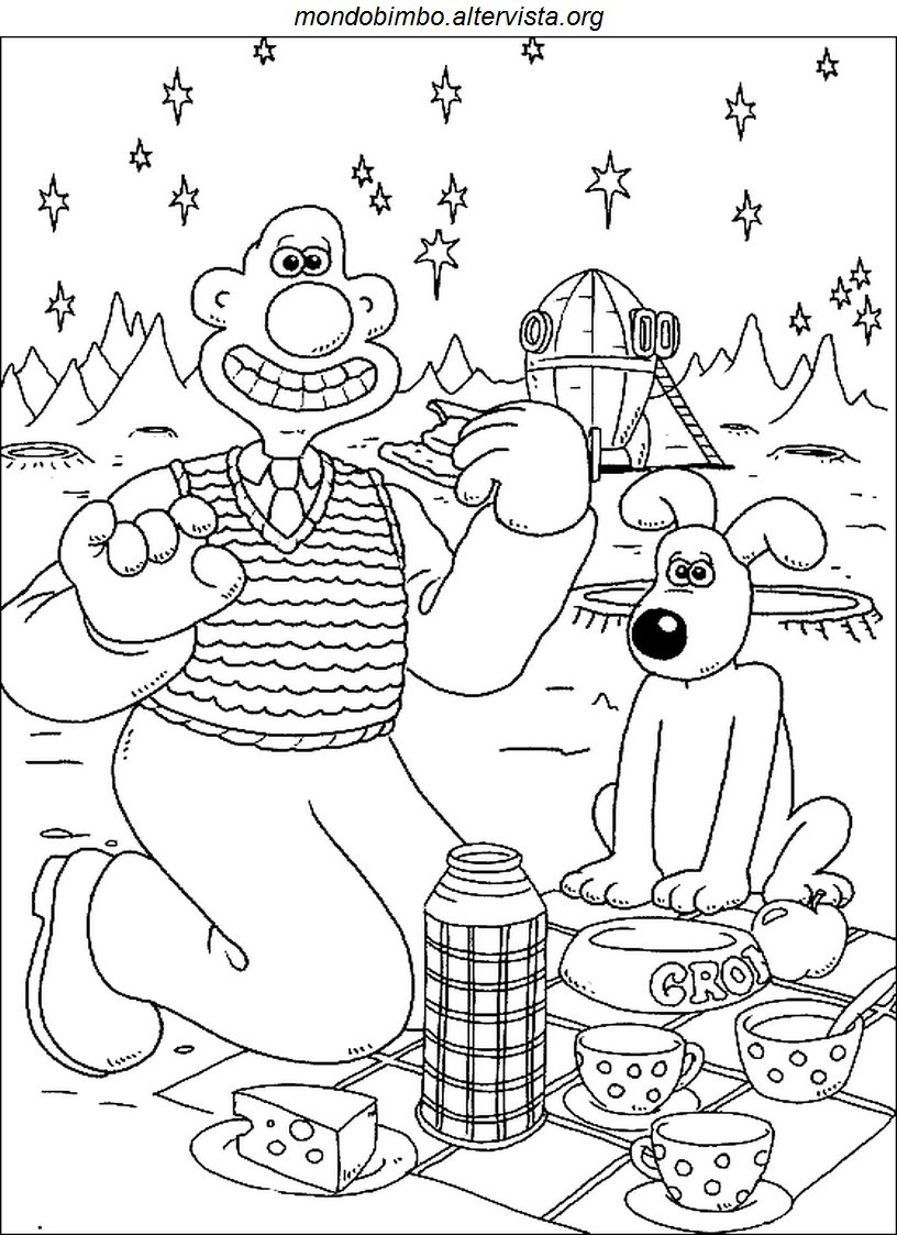 816x1123 Wallace And Gromiy Coloring Pages How To Color Hello Kitty