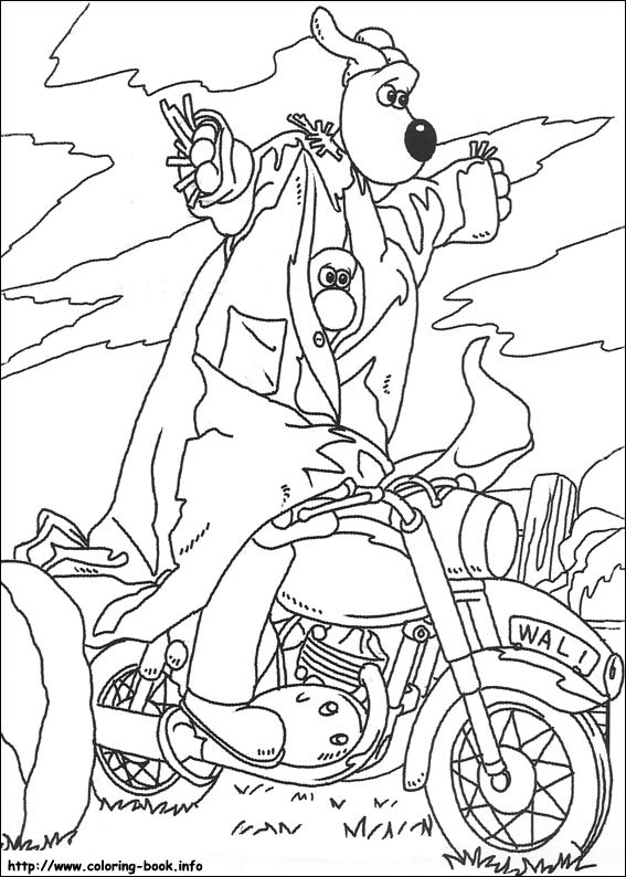 567x794 And Gromit Coloring Picture
