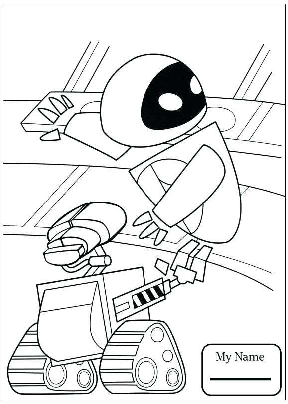 578x810 Wall E Coloring Pages Coloring Trend Medium Size Eve Wall E