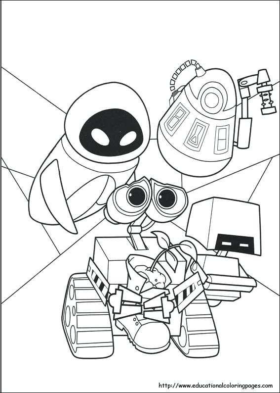 567x794 Walle Coloring Pages Wall E Coloring Pages Educational Fun Kids