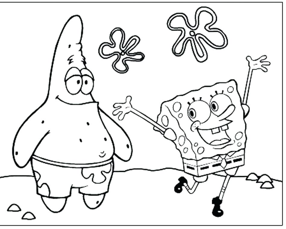 948x758 Coloring Pages Of Spongebob And Patrick As Babies With Wallpapers