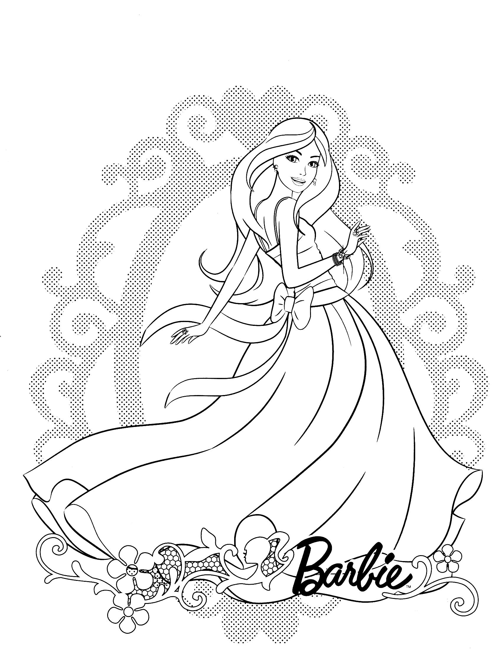 1700x2200 Barbie Dream House Coloring Pages Coloring Pages Wallpaper
