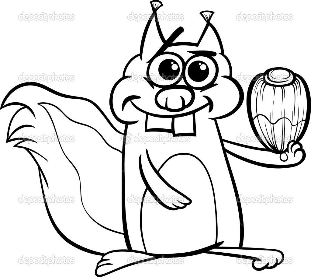 1023x910 Squirrel Nest Coloring Pages Free Walnut Coloring Pages
