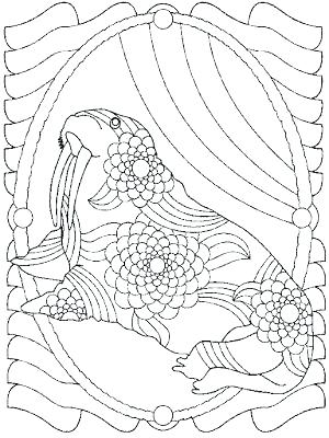 300x400 Walrus Coloring Page Walrus Coloring Pages Walrus Coloring Sheet