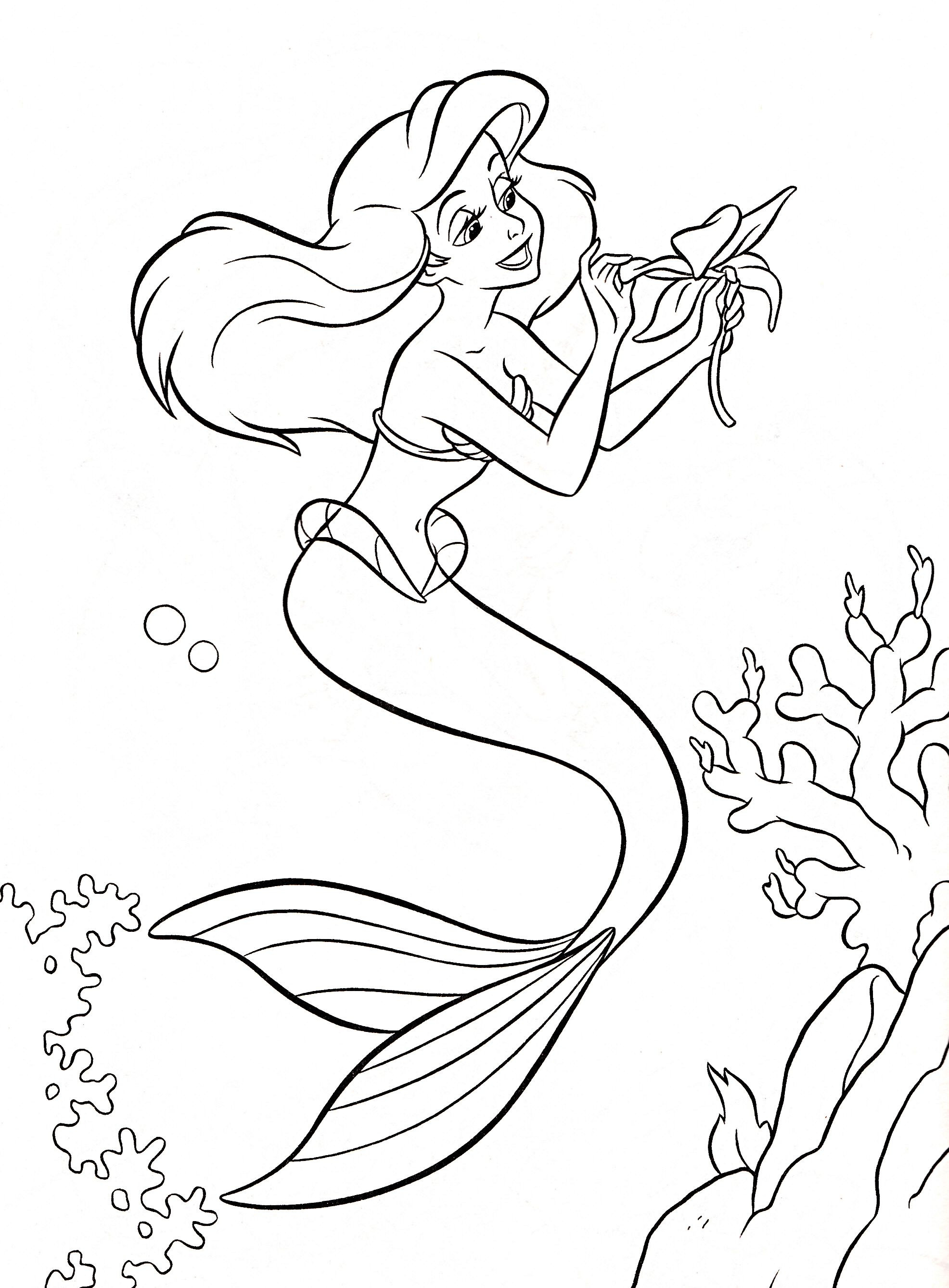 1972x2676 Walt Disney Coloring Pages Princess Ariel Characters Cool Mosm