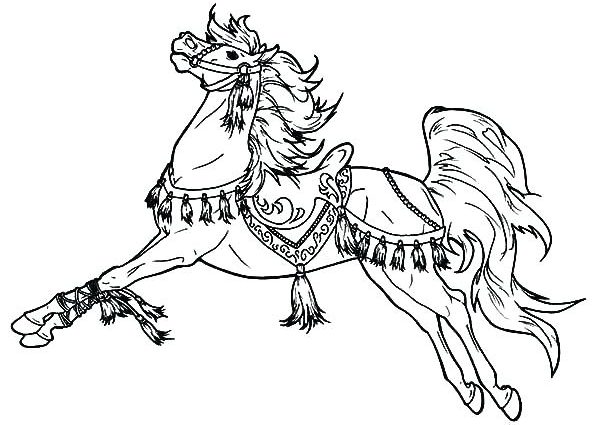 600x425 War Horse Coloring Pages Carousel Coloring Page Carousel Horse