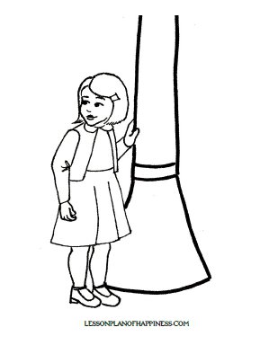 299x384 Lww Lucy Coloring Page Lesson Plan Of Happiness