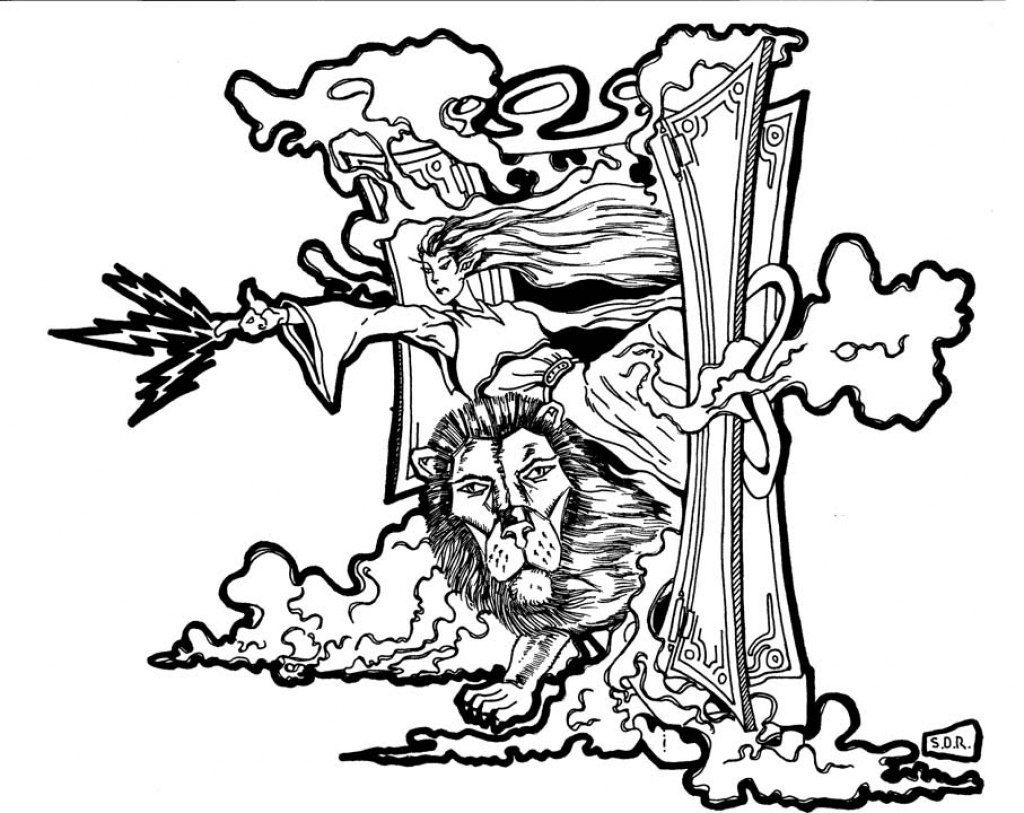 1024x813 The Lion The Witch And The Wardrobe Coloring Pages
