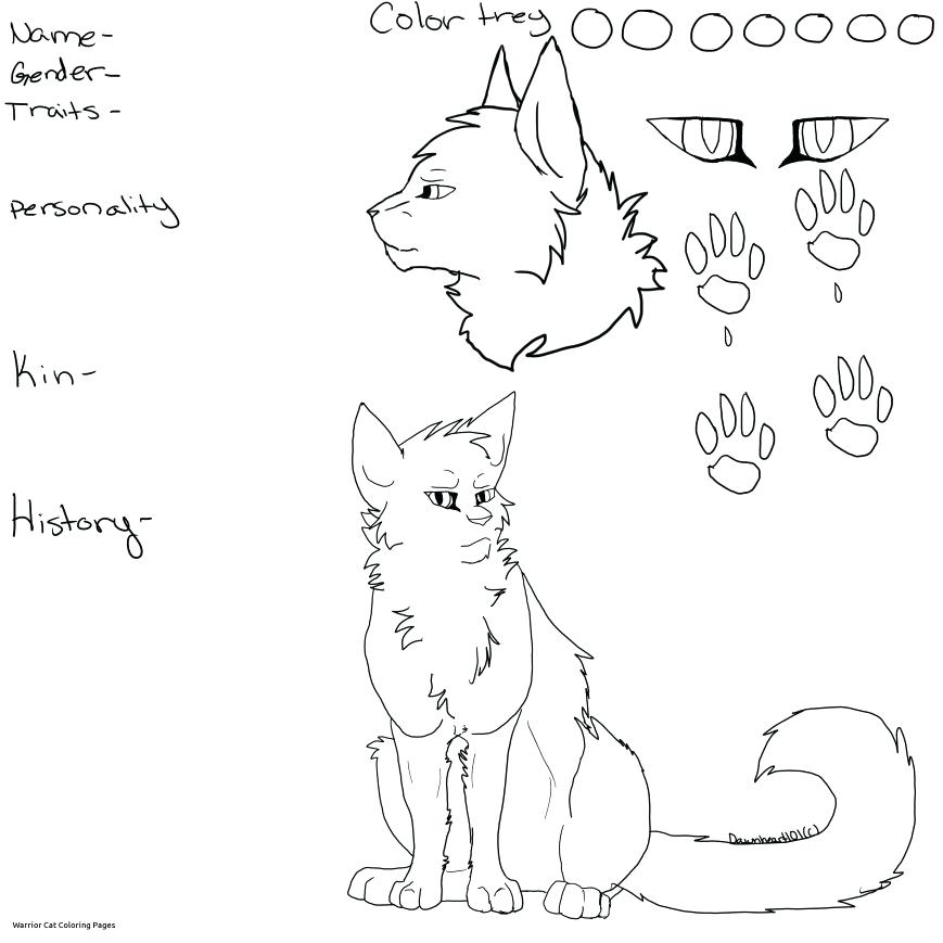 869x869 Warriors Cats Coloring Pages Astonishing Warriors Cats Coloring