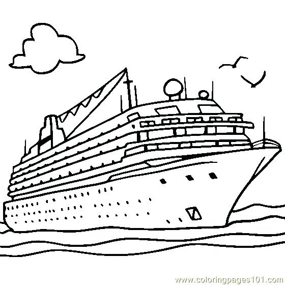 560x560 Ship Coloring Pages