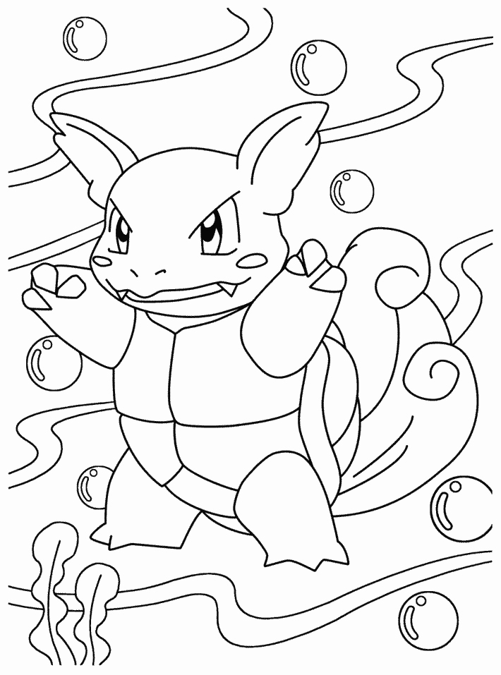 710x957 Pokemon Wartortle Coloring Page Coloring Page Central