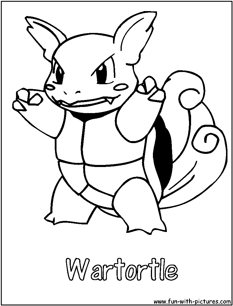 800x1050 Wartortle Coloring Pages