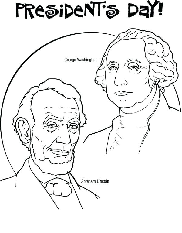 600x767 George Washington Coloring And For Presidents Day Coloring Page