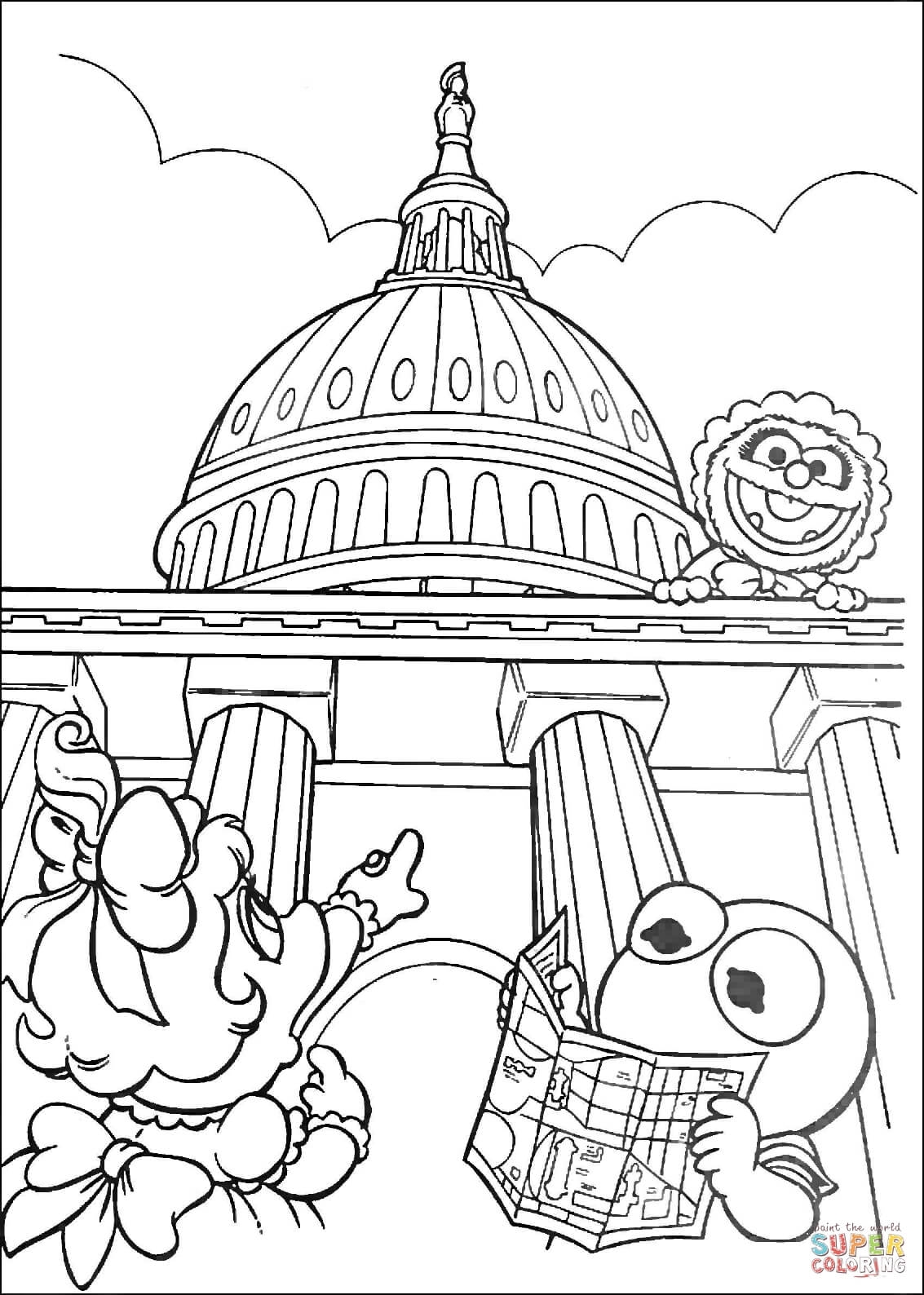 1133x1588 Muppets Babies Coloring Pages Free Coloring For Kids