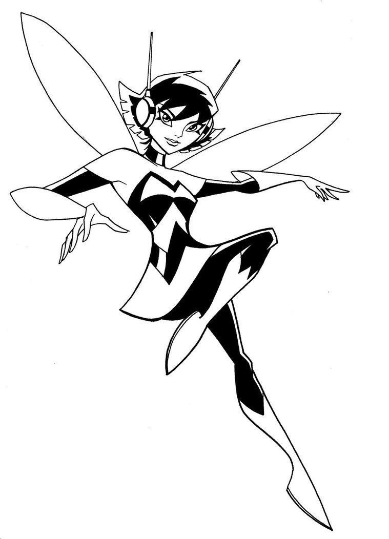 759x1052 Avengers Wasp Coloring Pages Coloring Sheets