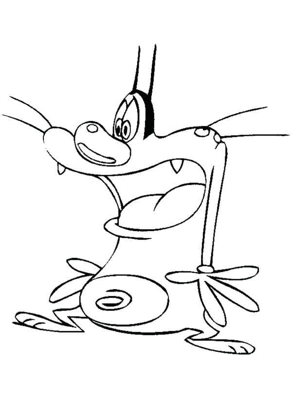 600x849 Tv Coloring Pages Scared Coloring Page From And The Cockroaches