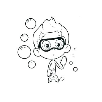 350x350 Water Bottle Coloring Page Bubble Guppies Coloring Page Bubble