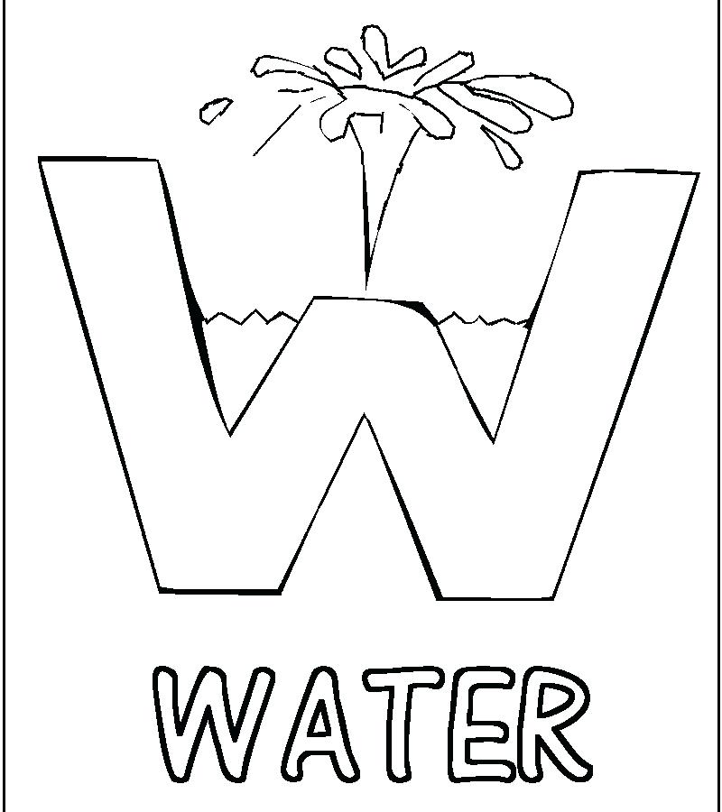 800x900 Water Coloring Pages