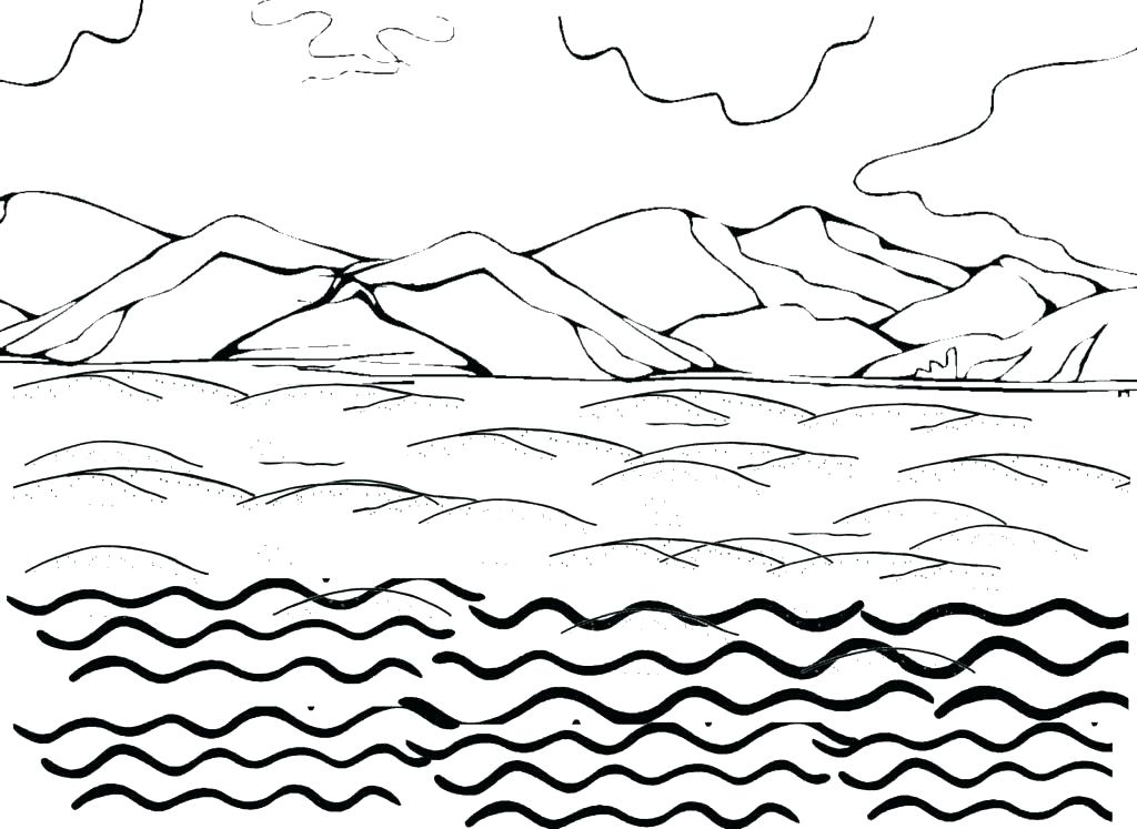 1024x747 Water Cycle Coloring Water Cycle Coloring Page Packed With Water
