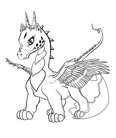 236x279 Water Dragon Coloring Page Templates, Patterns Printables