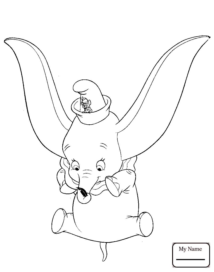 910x1157 Dumbo Makes Fountain Cartoons Coloring Pages