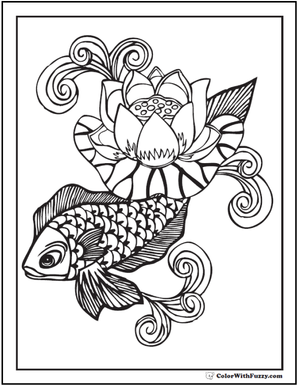 590x762 Lily Coloring Pages Customize Pdf Printables
