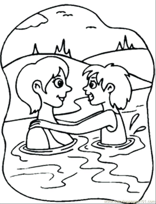 650x851 Water Park Coloring Pages Water Park Coloring Pages Water Swim