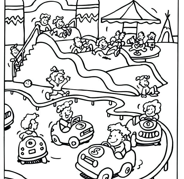 616x600 Water Park Coloring Pages Water Park Coloring Pages