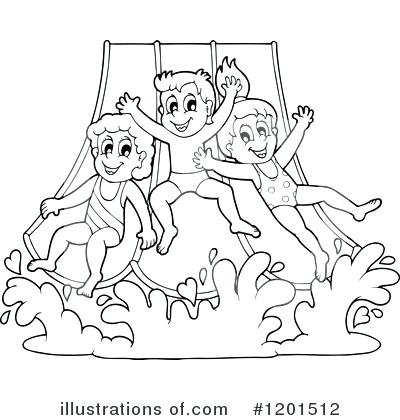 Water Park Coloring Page Coloring Pages