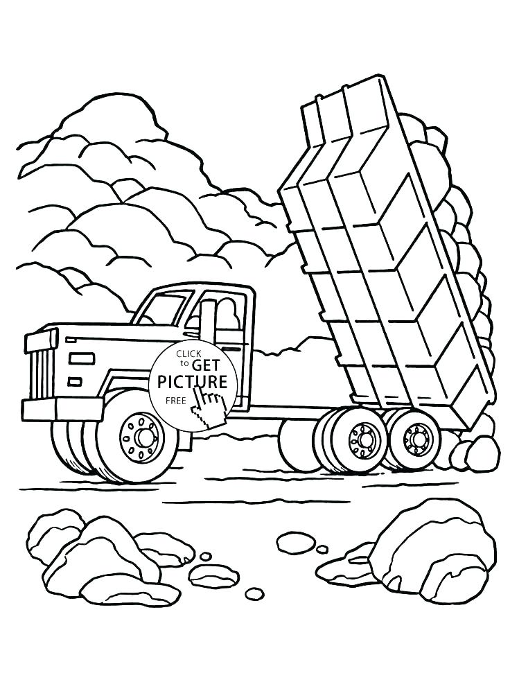 736x994 Water Transportation Colouring Pages Army Truck Coloring Big Rig